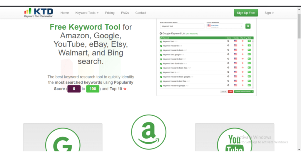 Keyword research tools for free