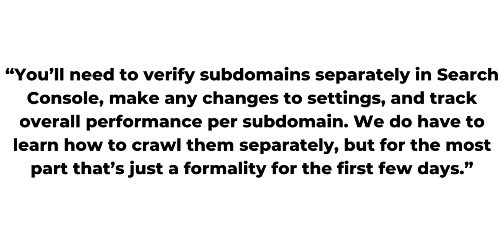 Subdomain And Subdirectory Usage