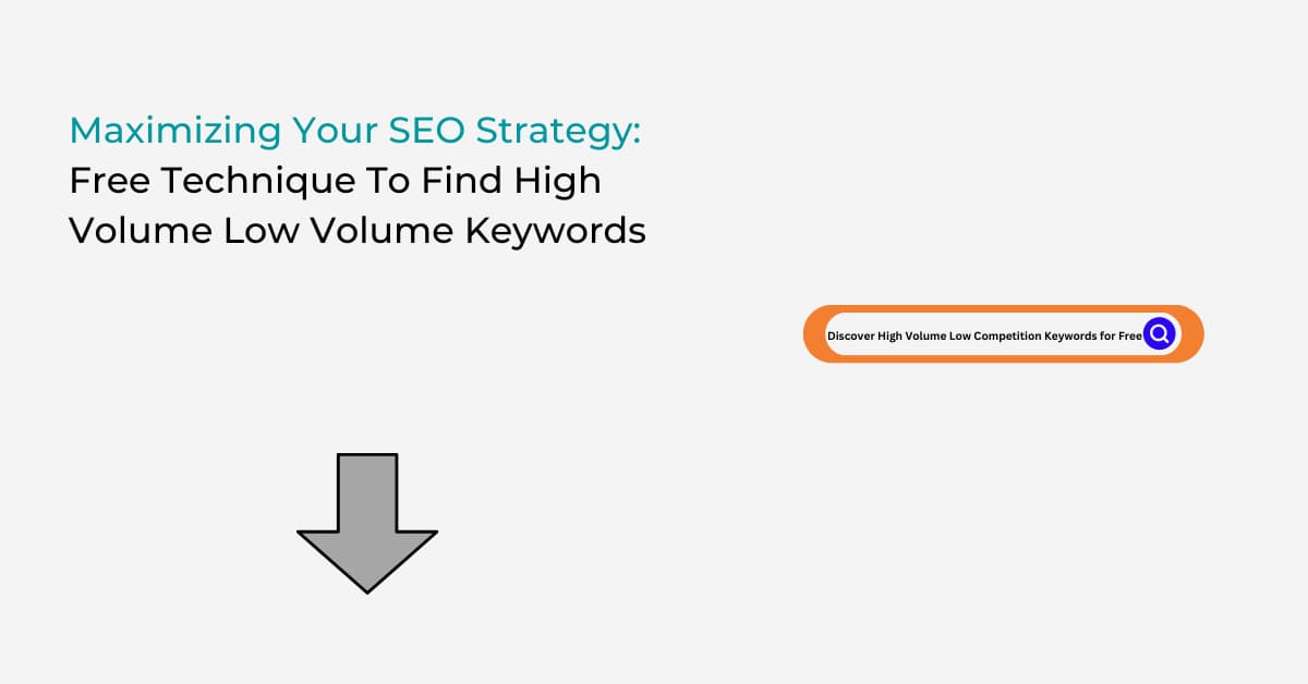 How To Find High Volume Low Competition Keywords