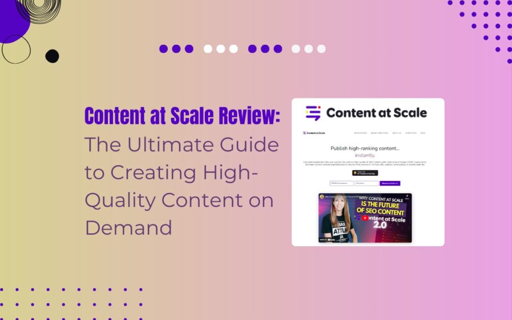 Read more about the article Content At Scale Review 2024: Worth It Or Not