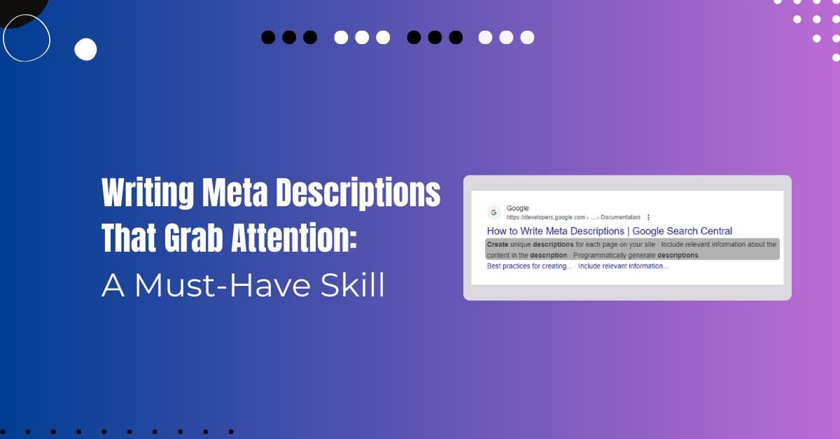 Read more about the article How to Write a Meta Description for a Website?