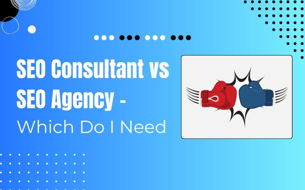 SEO consultant vs SEO agency
