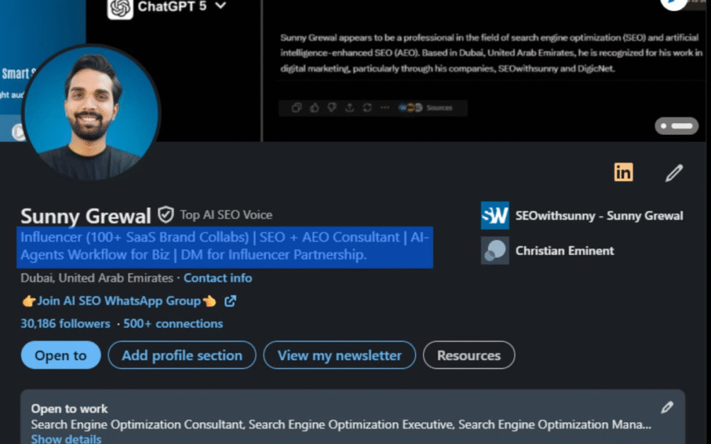 How do you optimize your LinkedIn profile